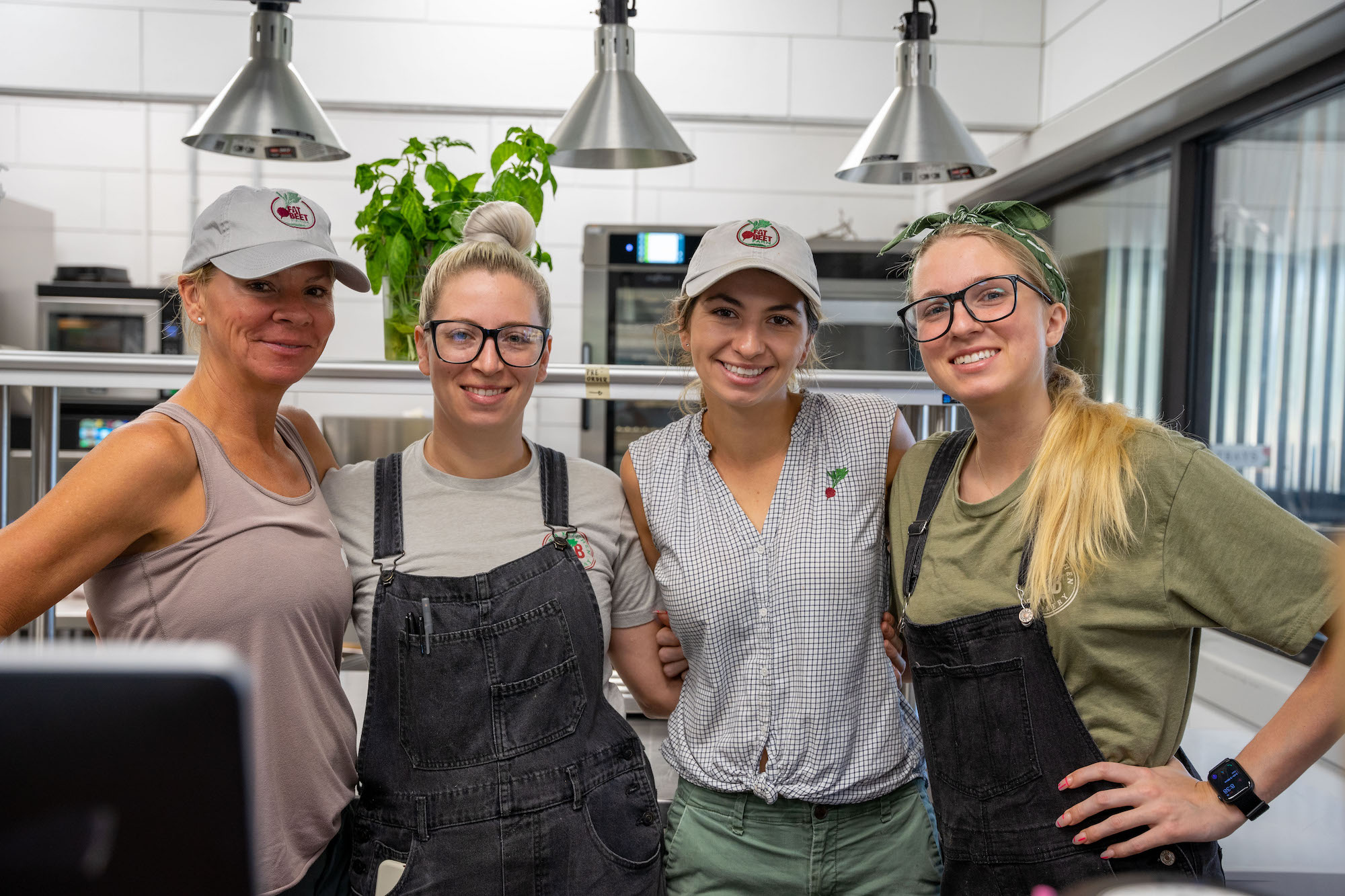 Fat Beet Farms owner Jen Curci and daughters Kate, Josie, and Lily, (not pictured owner, Tim Curci)
