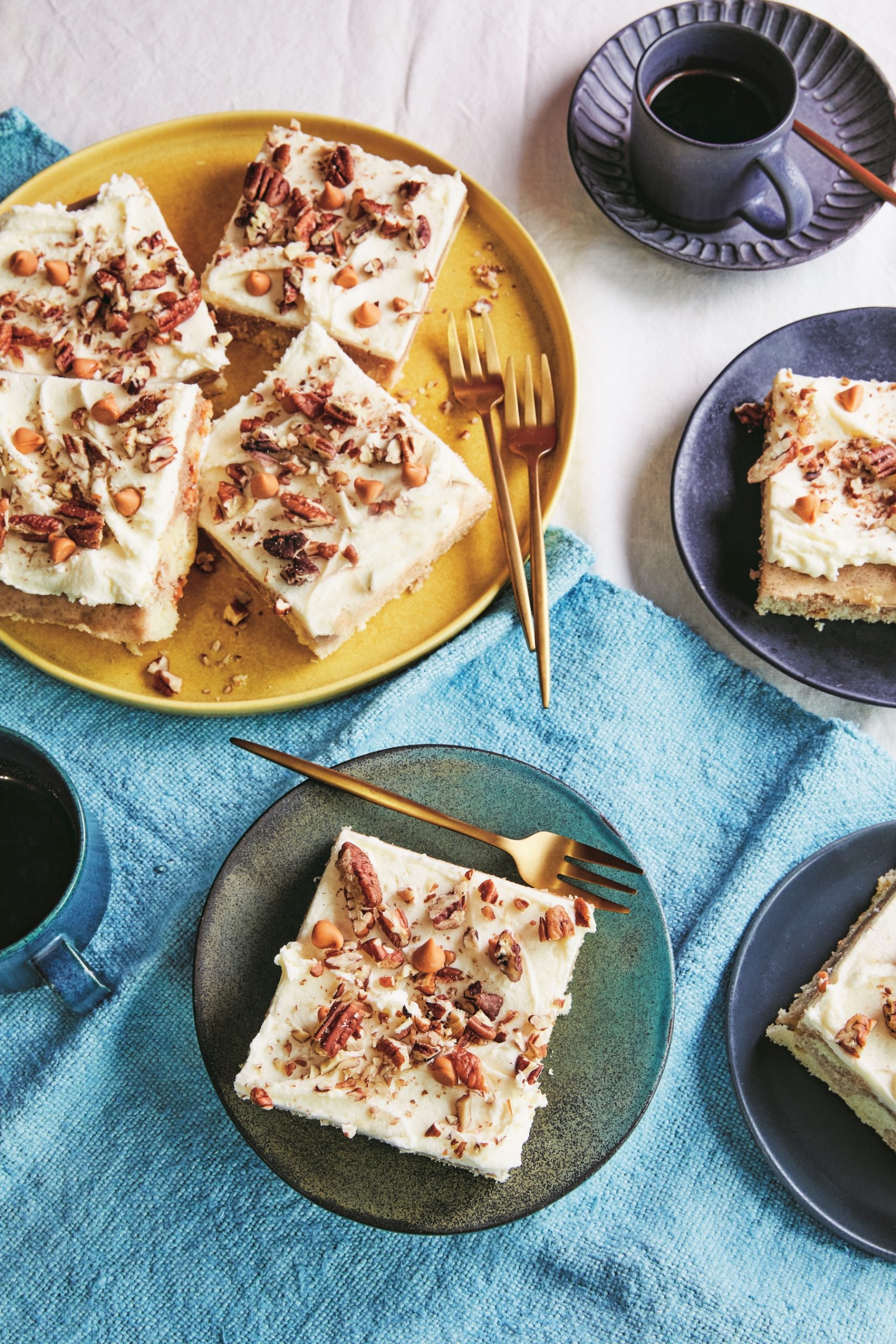 Cinnamon Bun Swirl Cake with Cream Cheese Frosting