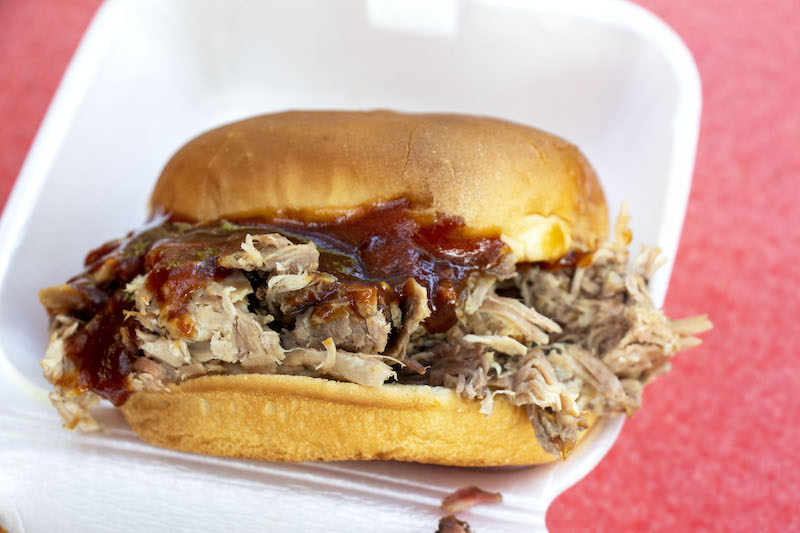 Pulled Pork Sandwich from Eli's BBQ