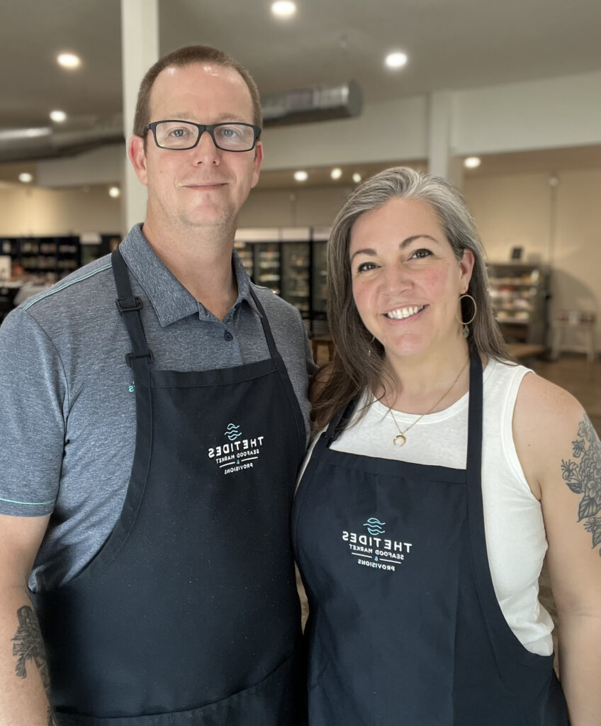 Jon and Mary Kate Walker of The Tides Seafood Market & Provisions
