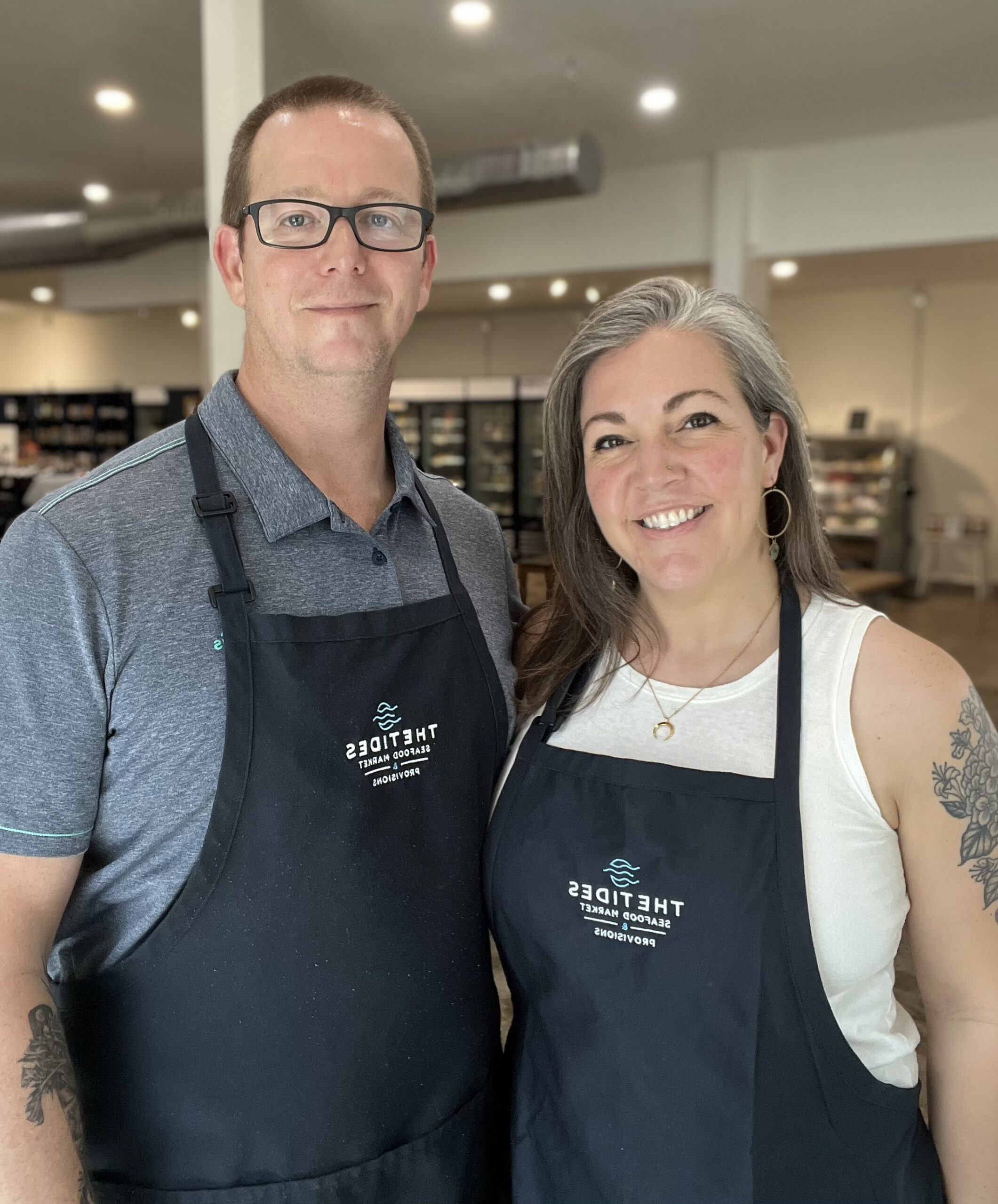 Jon and Mary Kate Walker of The Tides Seafood Market & Provisions
