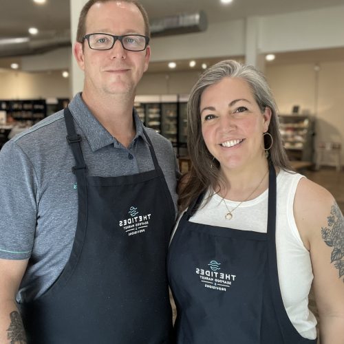 Jon and Mary Kate Walker of The Tides Seafood Market & Provisions